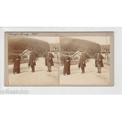 Vue Stéréoscopique Stéréo 67 wangenbourg engenthal voiture...