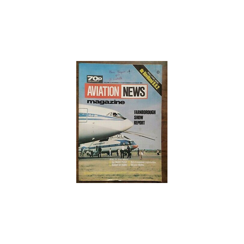 Aviation News Magazine vol 13 Nº 9 21 September 4 October 1984