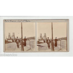 Vue Stéréoscopique Stéréo 54 PONT A MOUSSON l'église PONT SAINT...