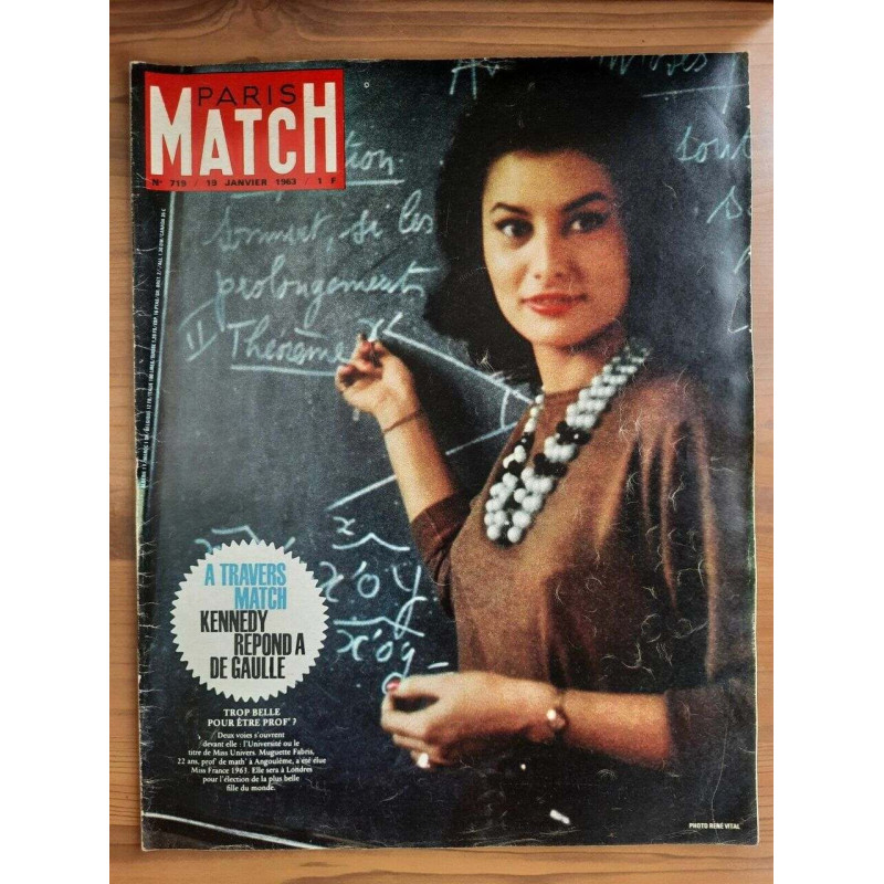 Paris Match Nº 719 Janvier 1963