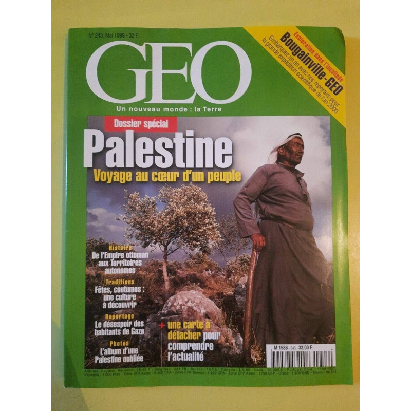 GEO Nº 243 - Palestine Voyage au coeur d'un peuple