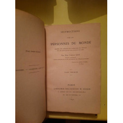Instructions pour les personnes du Monde 1 Librairie Religieuse h...