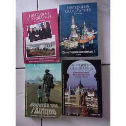 lot 4 revues HISTORIENS et GEOGRAPHES 377 378 379 382 2002 2003
