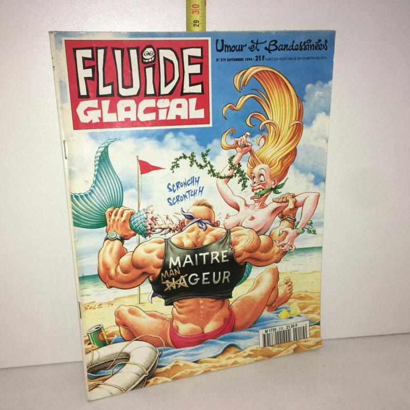 BD revue FLUIDE GLACIAL n 219 de septembre 1994 magazine