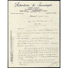 Facture Retorderie de Jussarupt dans les Vosges 88 filature