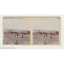 Vue Stéréoscopique Stéréo 59 DUNKERQUE Les Torpilleurs malo Les bains