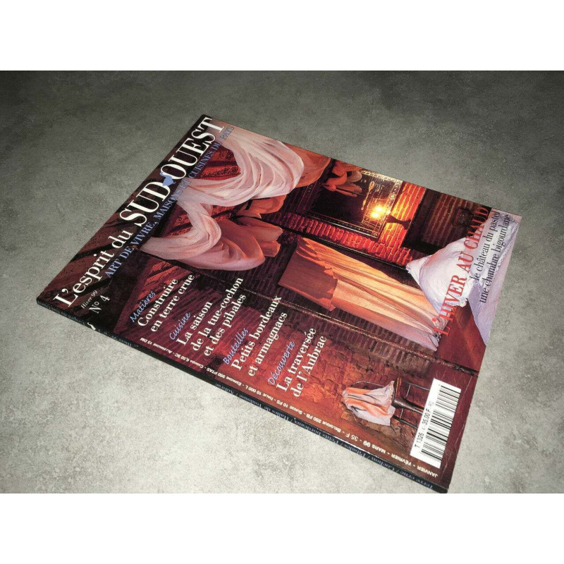 Magazine L'ESPRIT DU n 4 Hiver 1999 Art de vivre maisons