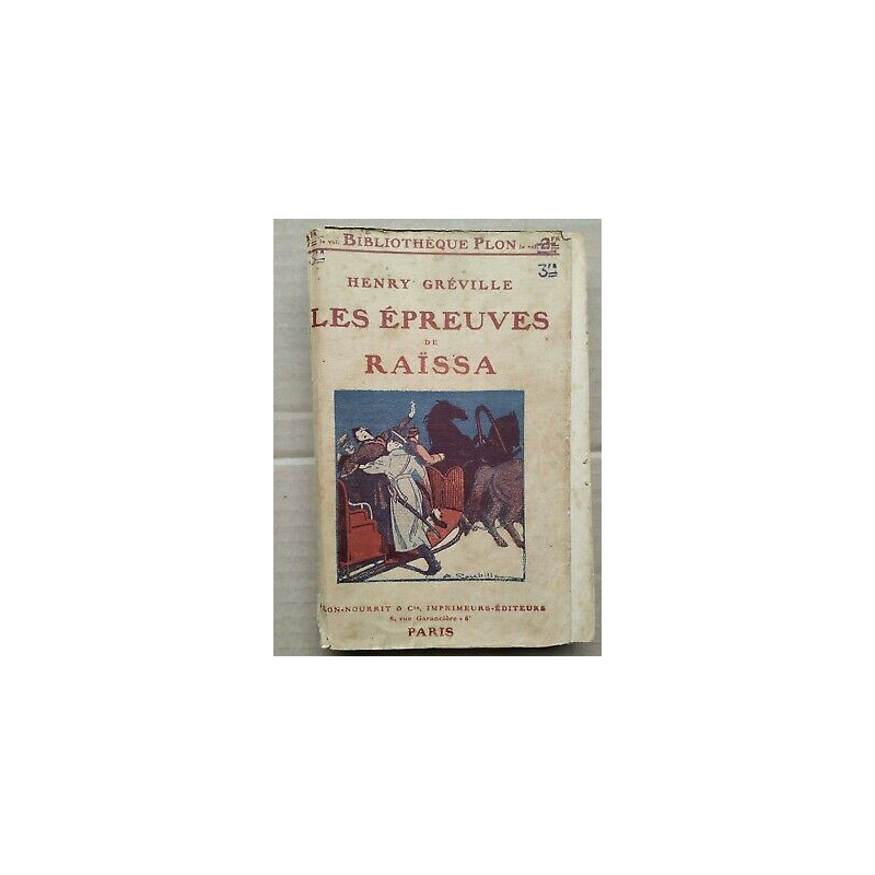Henry Gréville - Les Épreuves de Raïssa Librairie Plon