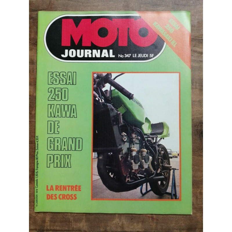 Moto Journal n 347 19 Janvier 1978