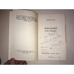 SAINTE CANDIDE ET LES OISEAUX n2480 ENVOI DEDICACE