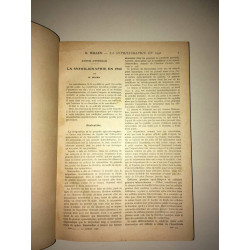 GILBERT CARNOT revue PARIS MEDICAL année MEDECINE Nr 1 à 52 GUERRE