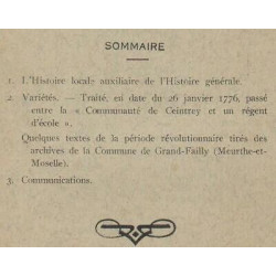 Bulletin Société LORRAINE Etudes Locales n9