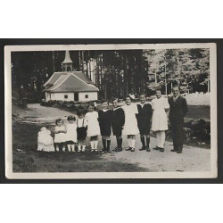 CPA 88 VENTRON Vosges Ermitage Frère Joseph La Famille LEDUC carte...