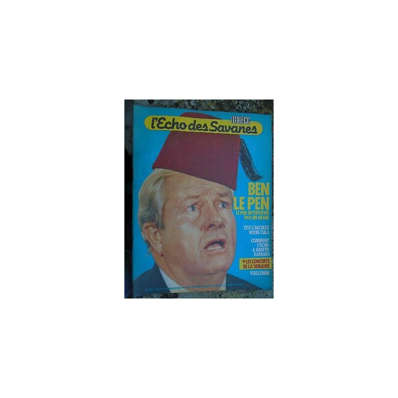 L'écho des savanes hebdo N 5 grand format