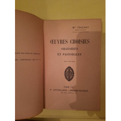 œuvres Choisies Oratoires et Pastorales Tome 9 p
