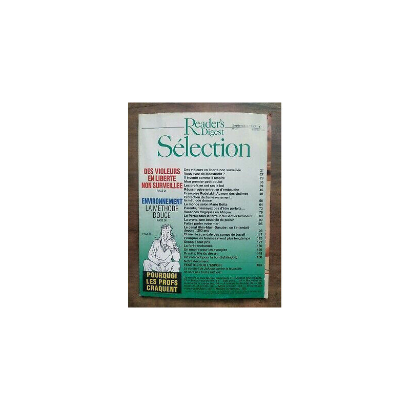 Reader's Digest Sélection Nº 547 Septembre 1992
