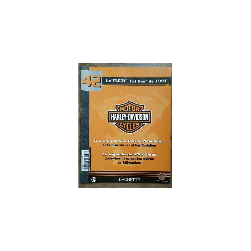 Le FLSTF Fat Boy de 1997 harley davidson Motorcycle Nº42 hachette 2001