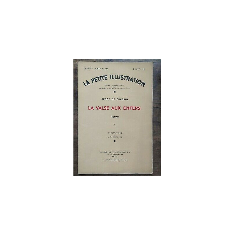 La Petite illustration n588 Roman Nº 270 6 Août 1932