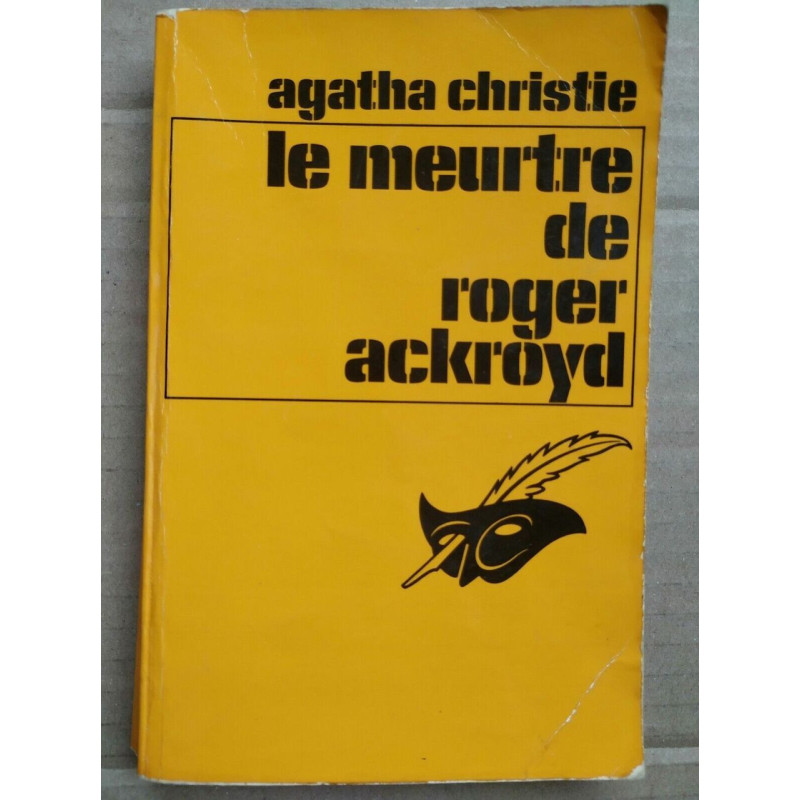 Le meurtre de roger ackroyd Le masque