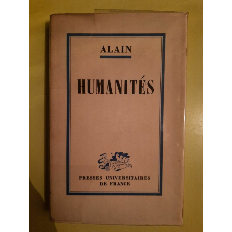 Alain Humanités Presses Universitaires de france