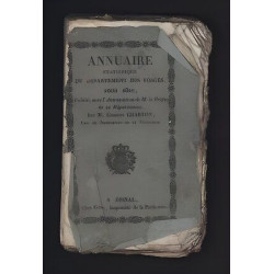Annuaire statistique du Département des VOSGES pour 1827
