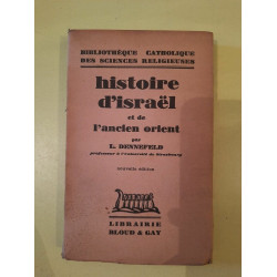 l Dennefeld Histoire d'Israël et de l'Ancien Orient Bloud gay