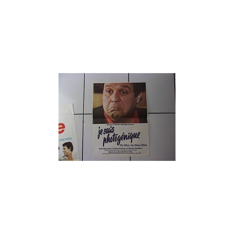 affiche 55 x 40 cms film JE SUIS PHOTOGENIQUE Edwige Fenech Dino Risi