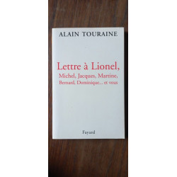 Lettre à lionel michel jackes martine fayard