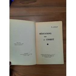 p Allard Méditations sur la Charité