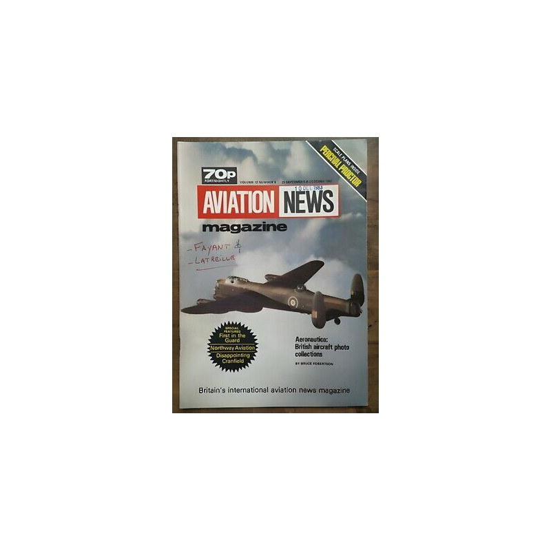 Aviation News Magazine vol 12 Nº 9 23 September 6 October 1983