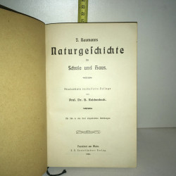 h Reichenbach BAUMANNS NATURGESCHICHTE für SCHULE UND HAUS