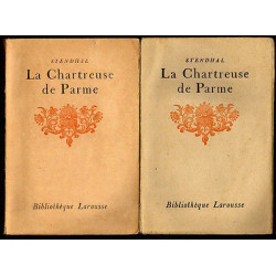 LA CHARTREUSE DE PARME notice par Auguste Dupouy 2 volumes Larousse