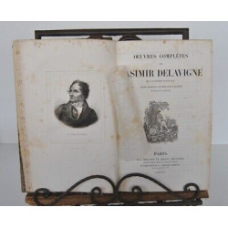 OEUVRES COMPLETES de CASIMIR DELAVIGNE 1836 Delloye et Lecou Furne...