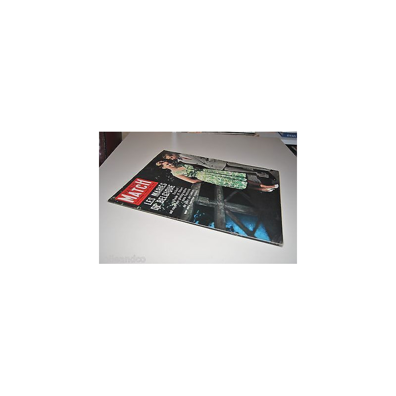 PARIS MATCH n 534 du 04071959 LES MARIES DE BELGIQUE Paola et Albert
