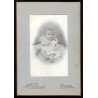 Ancienne photo d'art d'un Bébé par Dancourt à Charmes Vosges 88...