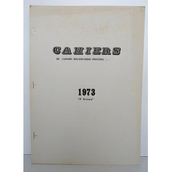 Revue Les CAHIERS de l'union des écrivains VOSGIENS année n18 à 23
