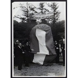 Ancienne photo 68 SEPPOIS LE BAS inauguration monument Groupe...