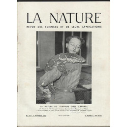 LA NATURE n3271 Induction embryonnaire à l'induction pathogène