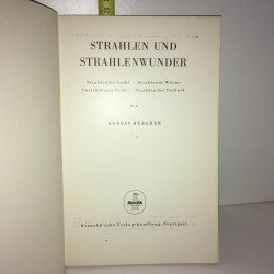 Gustav Büscher STRAHLEN UND STRAHLENWUNDER Franckh Technik