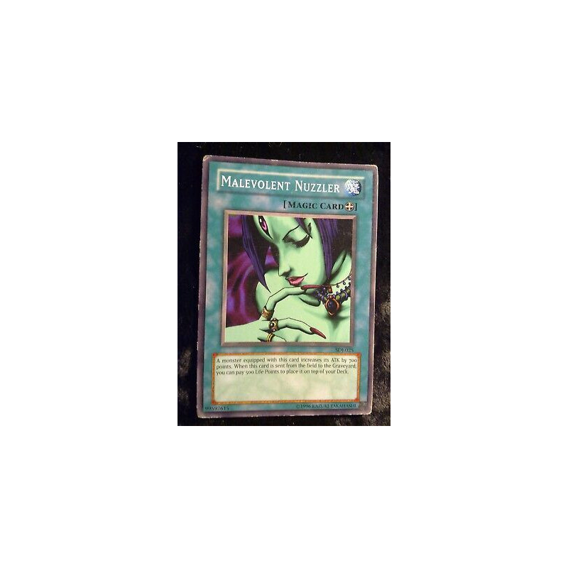 Malevolent Nuzzler SDJ-025 Yu-Gi-Oh