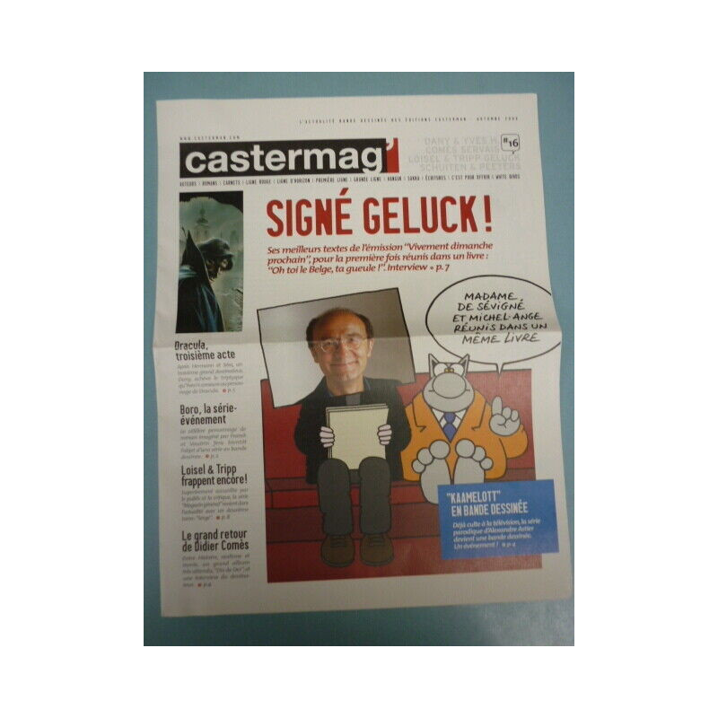 Castermag' n16 Signé Geluck