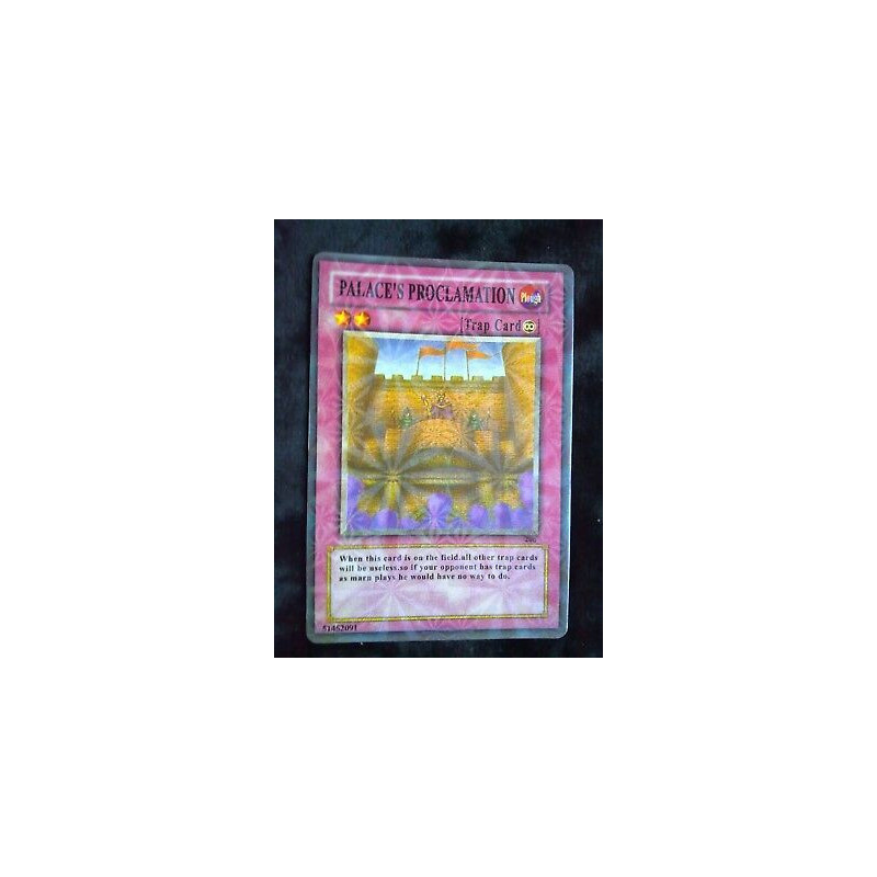 Palace's proclamation 206 Yu-Gi-Oh