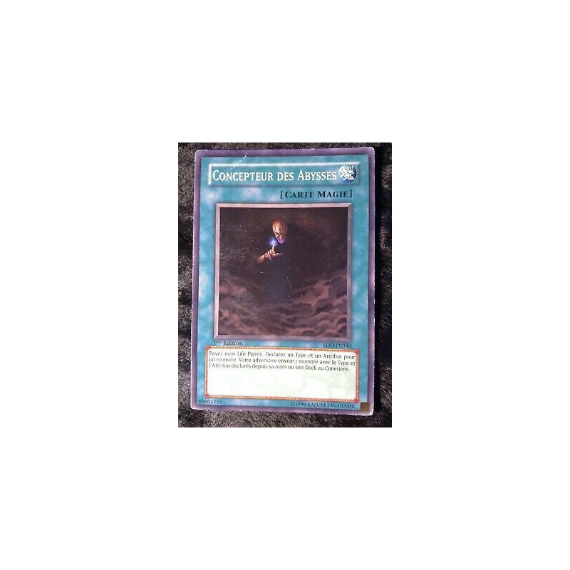 Concepteur des Abysses SOD-FR040 Yu-Gi-Oh