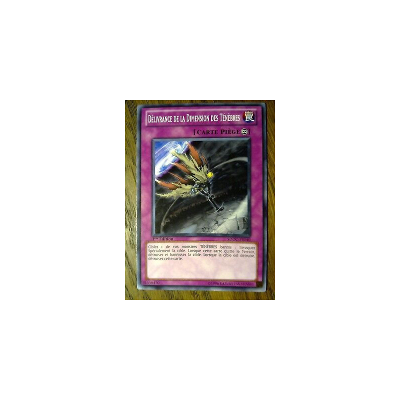 Délivrance de la Dimension des Ténèbres - SDDC-FR040 Yu-Gi-Oh