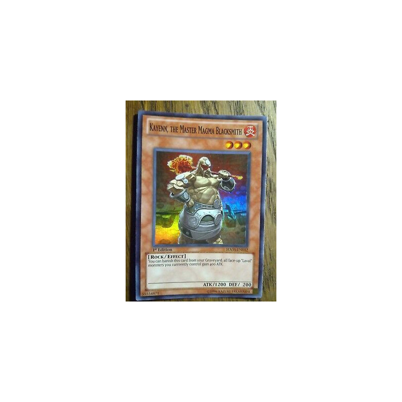 Kayenn The Master Magma Blacksmith HA05-EN012 Yu-Gi-Oh