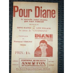 partition rapée Polack vimont Pour diane