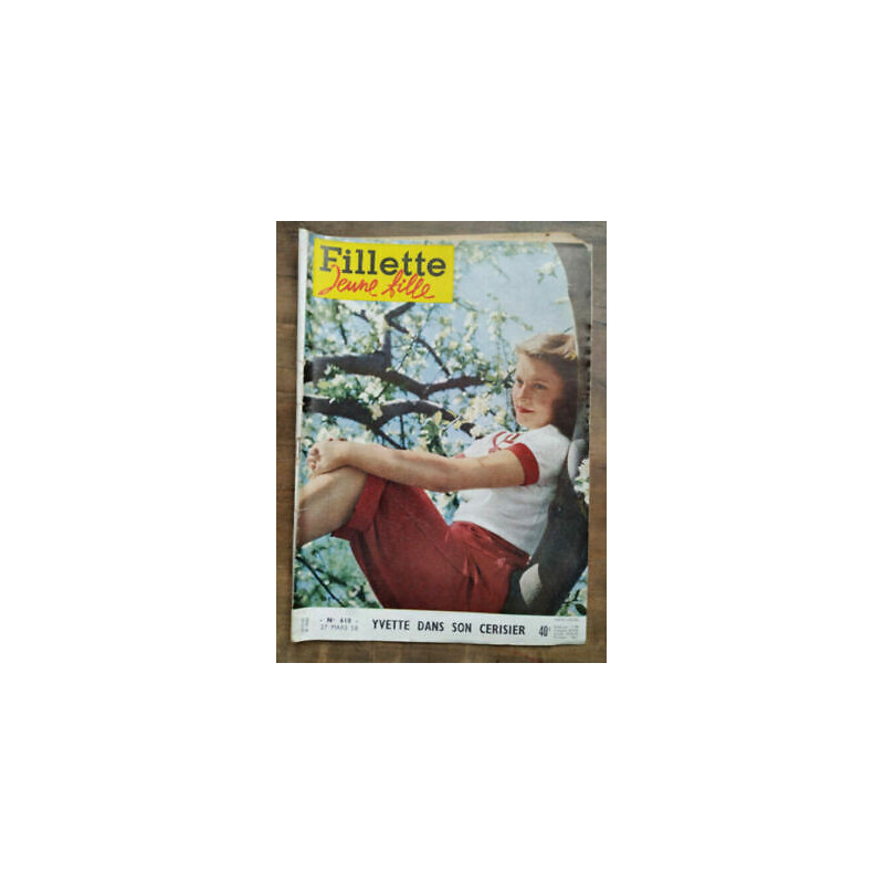 Fillette jeune fille n610 27 Mars 1958