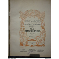 Lieder ohne worte-Romances sans paroles