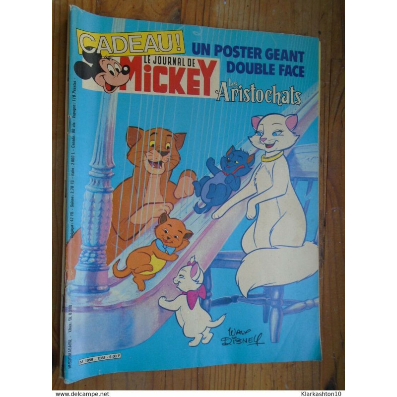 Le Journal de Mickey hebdomadaire N° 1588