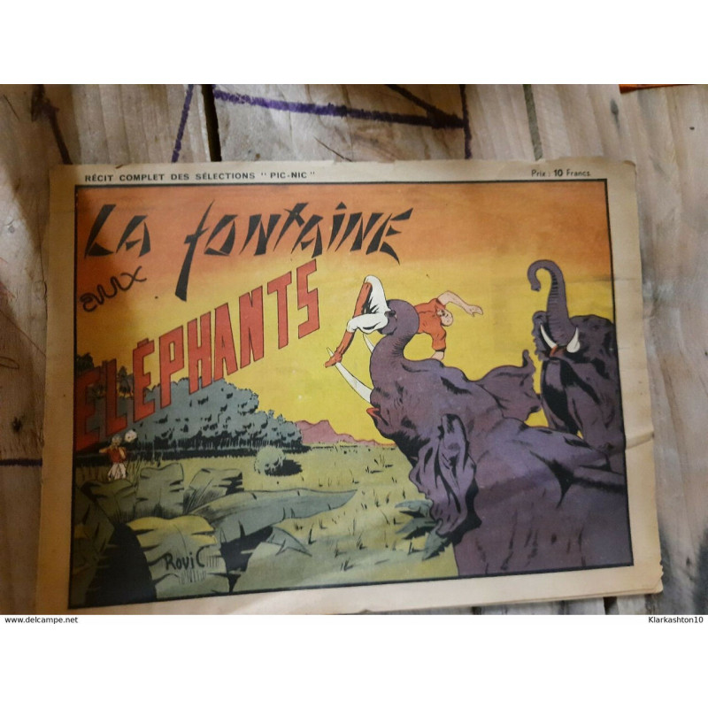 La Fontaine Eléphants /
